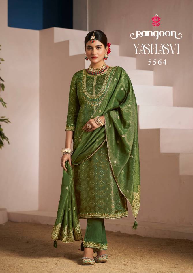 Yashasvi By Rangoon Viscose Kurti With Bottom Dupatta Wholesalers In India
